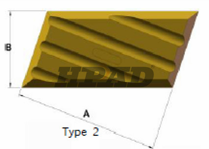 SB2-214R Laminated Wear Plate Welded On the Bucket As Protection